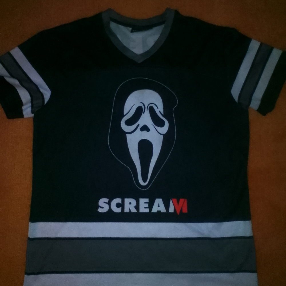 Source Unknown Black and Gray Scream VI T-Shirt
